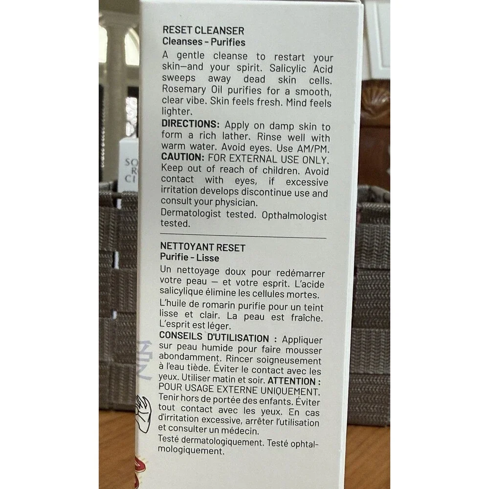 Dr. Brandt Reset Cleanser with Salicylic Acid, Full Size 4.2oz, New in Box